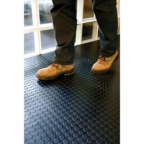 Cobadot Studded Rubber Matting - Site, Safety & Security