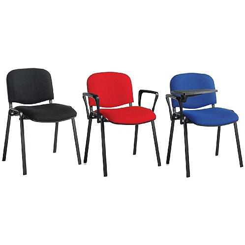 Tauras Fabric Meeting Chairs with Black Frame - Office Chairs