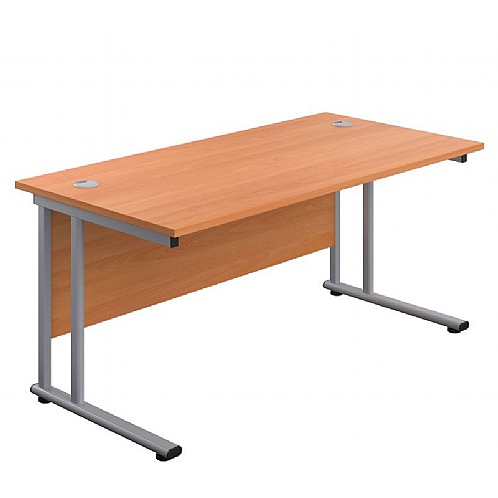 Rectangular Cantilever Office Desks 800mm Deep - Office Desks