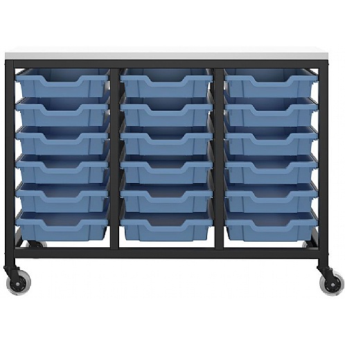 Small Tray Storage Steel Units, Fast Delivery - School Furniture