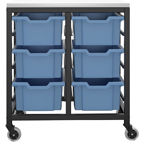 Large Tray Storage Steel Units, Fast Delivery - School Furniture