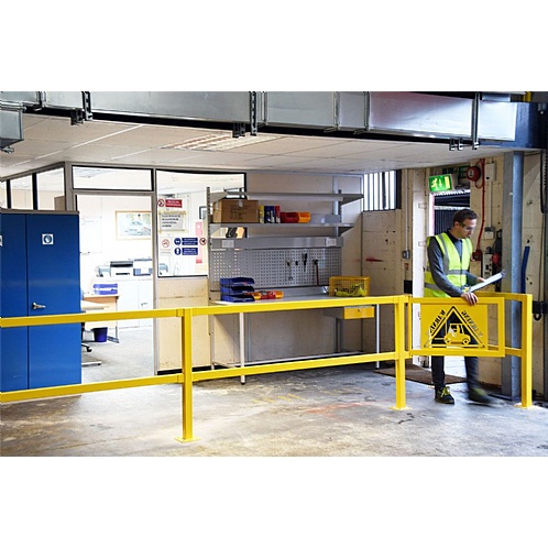 Walkway Safety Barriers, Fully Welded - Site Safety & Security