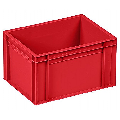 Euro Plastic Stacking Containers, Solid Sides, Next Day - Storage and Handling
