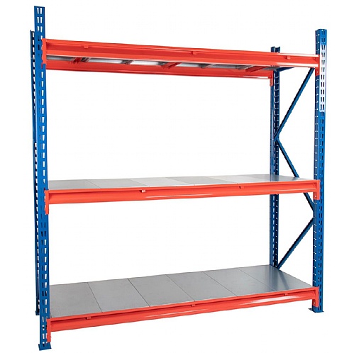 TS Longspan Heavy Duty Racking with Steel Decking - Shelving & Racking