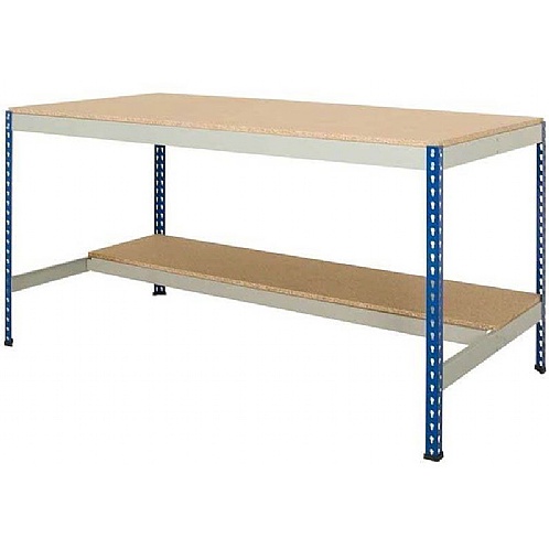 Rivet Value Workbench with 1/2 Shelf, 5-Days Delivery - Workshop Products