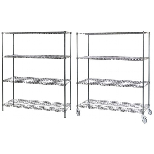Nylon Coated Cold Room Wire Shelving - Shelving & Racking