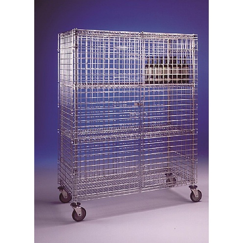 Lockable Security Cages, Nylon Coated or Stainless Steel - Storage and Handling