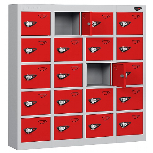 Pure Antibacterial Mobile Phone Lockers, 20 Solid Doors - Storage Lockers