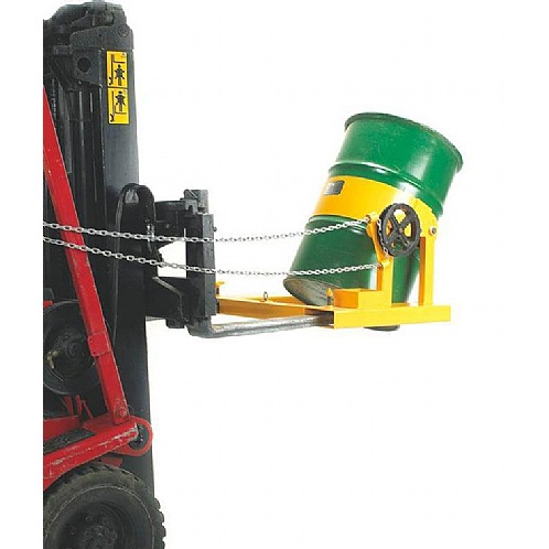 Fork Lift Drum Tilter - Storage and Handling