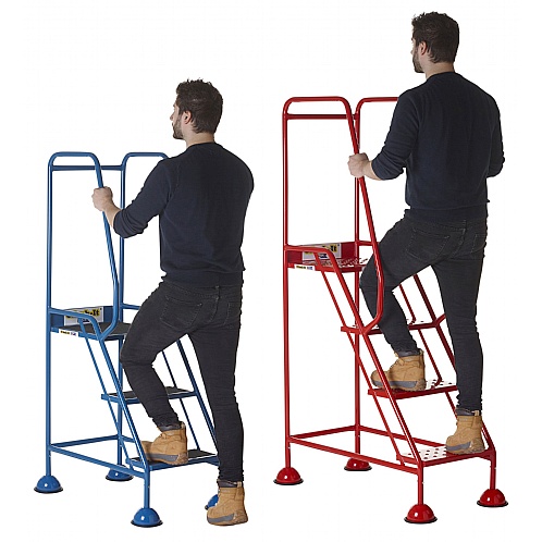 Climb-It Dome Feet Mobile Safety Steps, 3 Days Delivery* - Access Steps & Platforms