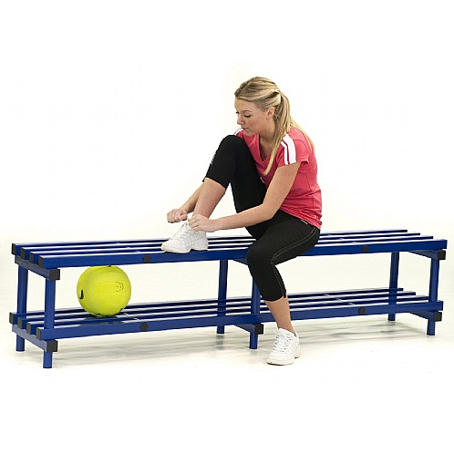 Plastic Cloakroom Benches - School Furniture