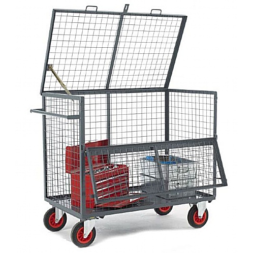 Mesh Security Trolley, Heavy Duty, 500 kgs - Storage and Handling