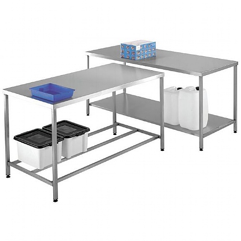 Stainless Steel Worktables, 250 kgs - Workshop Products