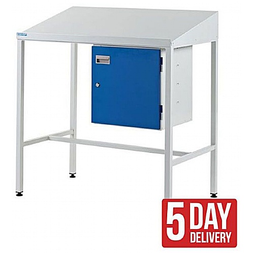 Team Leader Workstations with Cupboard - Workshop Products