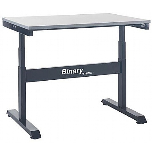 Electric Height-Adjustable Workbenches, 660-1300mm Range with Laminate or Solid Beech Tops - Workshop Products