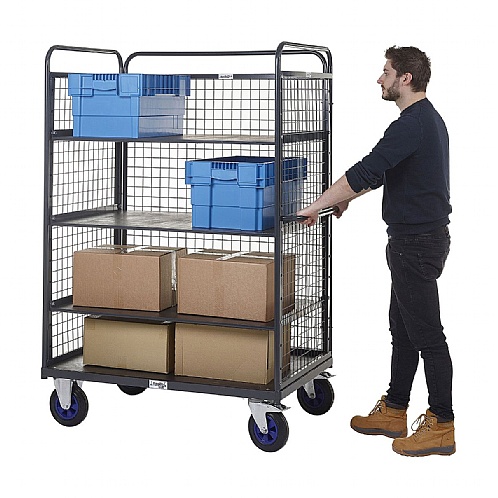 Distribution Trolley Heavy-Duty 600kg Load, Free UK Delivery - Storage and Handling