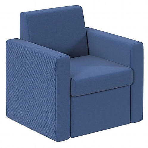 Melody Reception Sofa  Modular Seating in Blue or Grey - Reception Meet Area