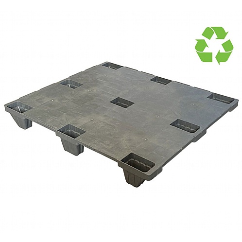 Plastic Pallets, Closed Deck Nestable 1200x800mm, Pack of 10 - Storage and Handling