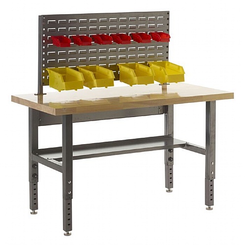 Adjustable Height Workbench, Mammoth 500kg Load Capacity - Workshop Products
