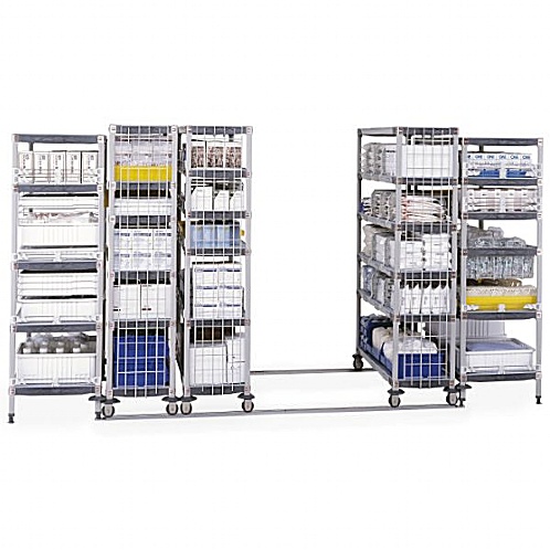 qwikTRAK Mobile Shelving System, Space-Saving Storage - Shelving & Racking