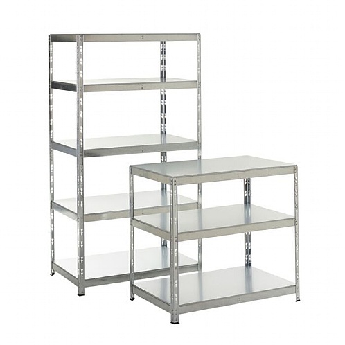 Galvanised Shelving, Mammoth Boltless 175kg UDL Steel Shelves - Shelving & Racking
