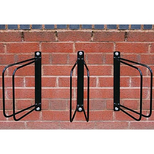 Wall Mounted Bike Rack, 1 Bike, 60 or 90 degree Angle Options - Site, Safety & Security