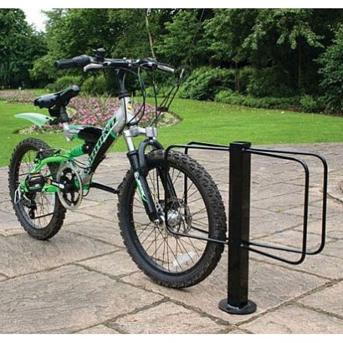 Floor Mounted Bike Rack, Single or Double-Sided, 1 or 2 Bike Capacity - Site, Safety & Security