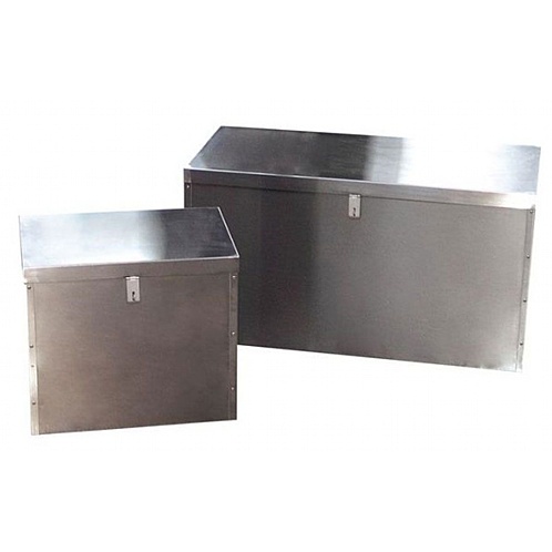 Stainless Steel Floor Chest, Hygienic, Riveted Storage for Clean Environments - Storage and Handling