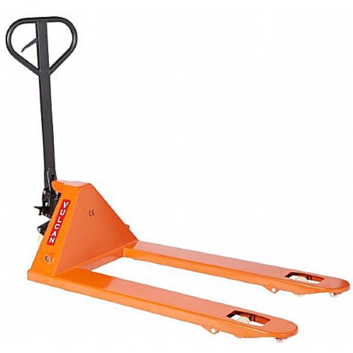 Vulcan Long Fork Pallet Truck, 2000kg, EN 1757-2, Extended Reach - Storage and Handling