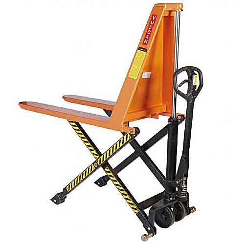 VULCAN High-Lift Pallet Truck, 1000kg / 1500kg, EN 1757-2, Euro Pallet Compatible - Storage and Handling