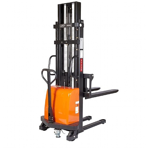 VULCAN Semi Electric Stackers, 1200kg, Fixed Forks, EN 1757-1 Compliant - Storage and Handling