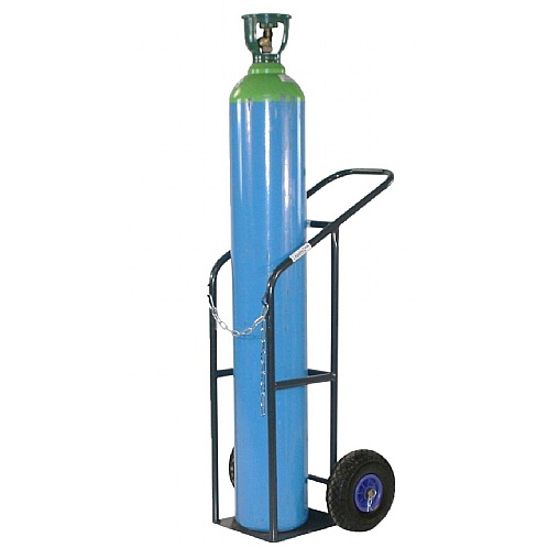 Single Cylinder Trolley, 300kg, Puncture-Proof Wheels - Storage and Handling