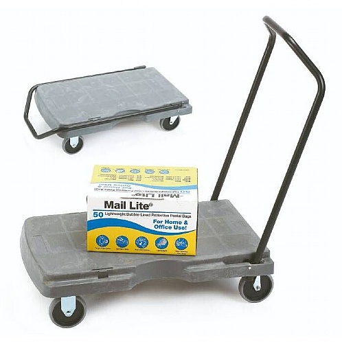 Folding Platform Trolley, Foam Plastic, 180kg Load Capacity - Storage and Handling