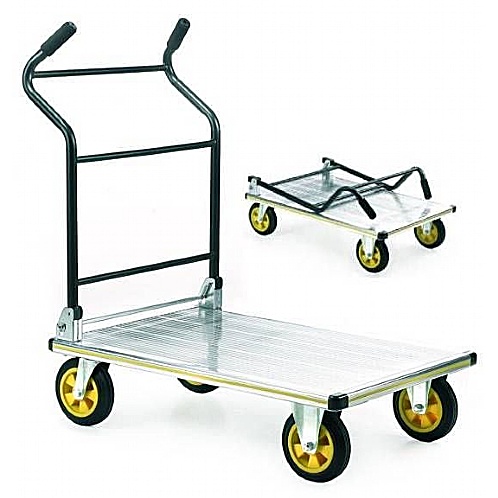 Aluminium Folding Platform Trolley, 300kg, Compact & Ergonomic - Storage and Handling