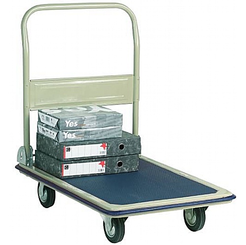 Folding Platform Trolleys, 150kg & 250kg, Steel Base with PVC Surface - Storage and Handling