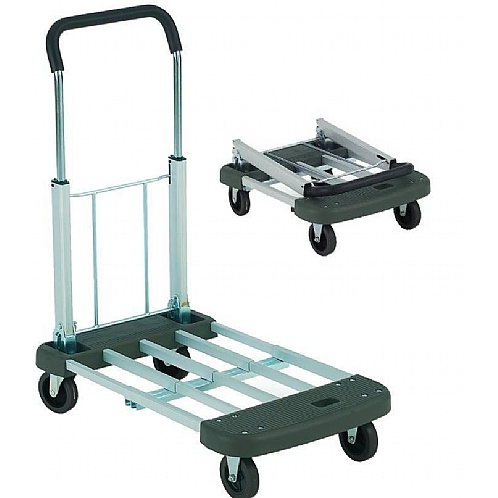 Multi Position Foldaway Trolley, 150kg, Telescopic Handle & Compact Base - Storage and Handling