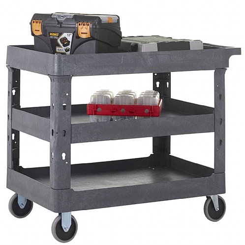 Tool Trolley With 2 or 3 Shelves of a 255kg Capacity - Storage and Handling