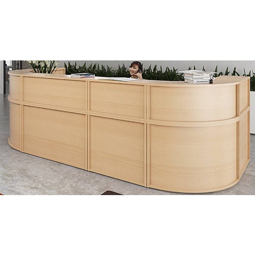 Reception Desk Denver Modular Base and Top Units - Reception Meet Area