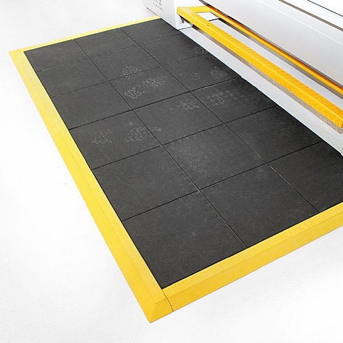 Industrial Floor Tiles - Coba Fatigue-Step Rubber Safety - Site, Safety & Security