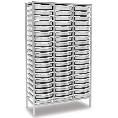 School Tray Storage Units  Static  57 Trays  UK Made - School Furniture