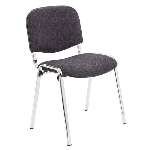 Premium Club Fabric Chair with Chrome Frame - Reception Meet Area
