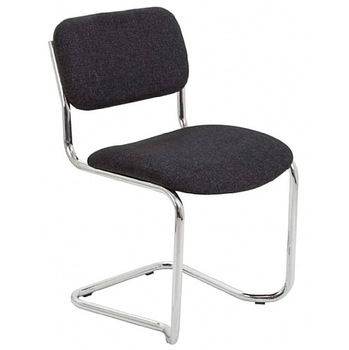 Classic Cantilever Meeting Chair with Cushioned Seat & Back - Office Chairs