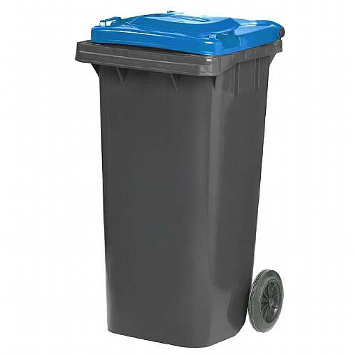 Recycling Wheelie Bins, Colour-Coded, EN 840 Compliant - Site, Safety & Security