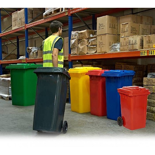 Heavy-Duty Wheelie Bin Fast UK Delivery - Site, Safety & Security