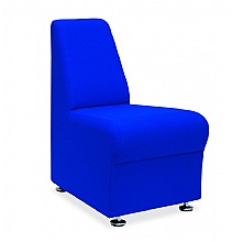 Convex modular reception seat blue