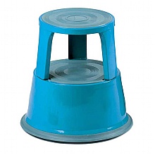 Blue steel step stool