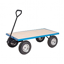 Flat Bed Turntable Truck with Plywood Base