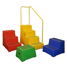 Heavy Duty Plastic Steps, 260kg Load, Food Approved