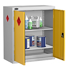 Low hazardous cabinet with removable sump