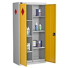 8 compartment hazardous cabinet removable sump